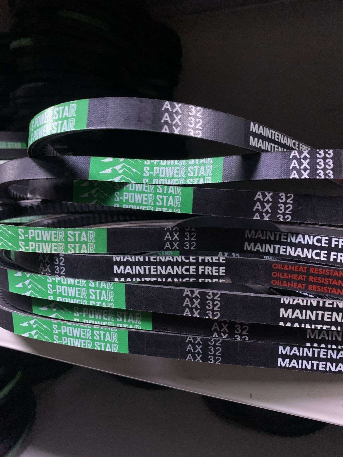 AX20 - AX100 Full size range industrial belt, heavy belts, beltsps, belt s-power star